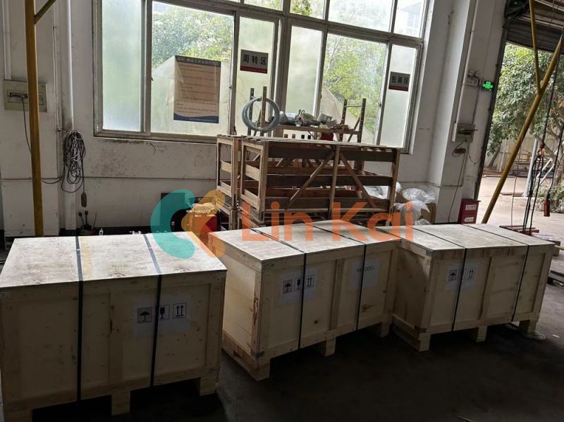 Lingkai conductor pulley stringing block na ipinadala sa Saudi