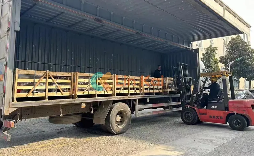 Ang Lingkai ay nag-export ng double drum winch sa Indonesia